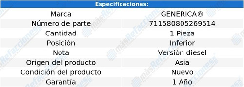 Tolva Para Motor Inf Seat Ibiza 03-16 Generica