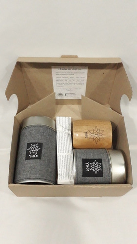 Imagen 4 de 9 de Set Matero Kit Completo | Bolso + Termo + Mate + Latas -yuco