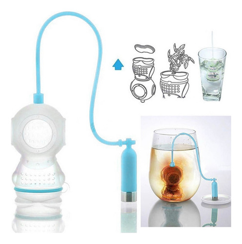 333 Filtro De Infusión De Silicona Con Forma De Buzo