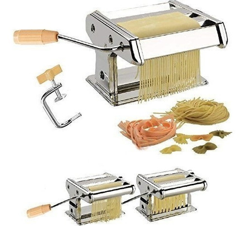 Maquina Para Hacer Pastas Fideos 2 Med Estira Masa- Lasagna