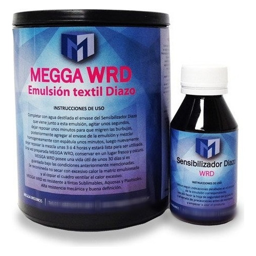 Emulsion  Megga Wrd Agua Y Plastisol  X 1kg Serigrafia