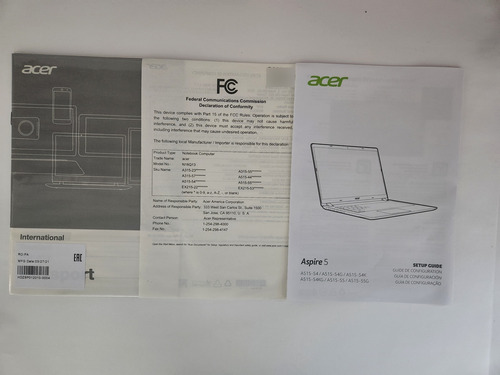 Laptop Acer Aspire 5 A515-54 Usado (Usado)