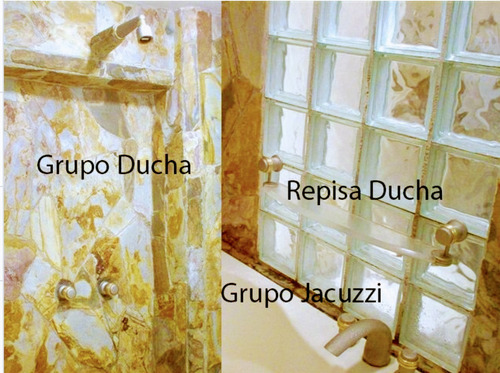 Griferia Fp Titanio-oro 18 Piezas, Jacuzzi-ducha... 780 Dlrs