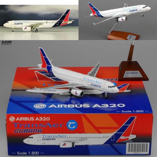 # Wwz 1/200 Aviones Aeronaves Metal Cubana A320 2