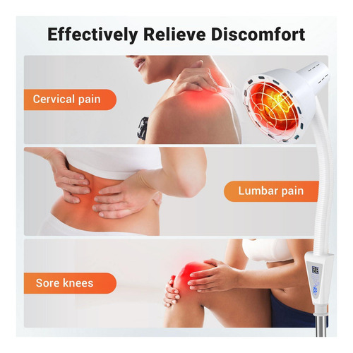 Lámpara Infrarroja Con Soporte, Lámpara De Terapia De Luz W