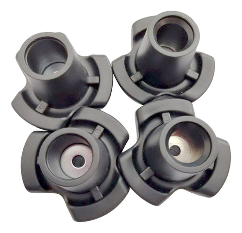 Zy 4 Piezas De Puntas De Bastón Puntas De Goma 19mm