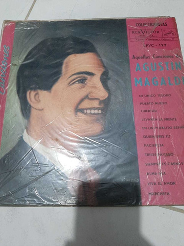 Lp  Vinilo De Agustín Magaldi  Álbum De 1960 Rca Víctor