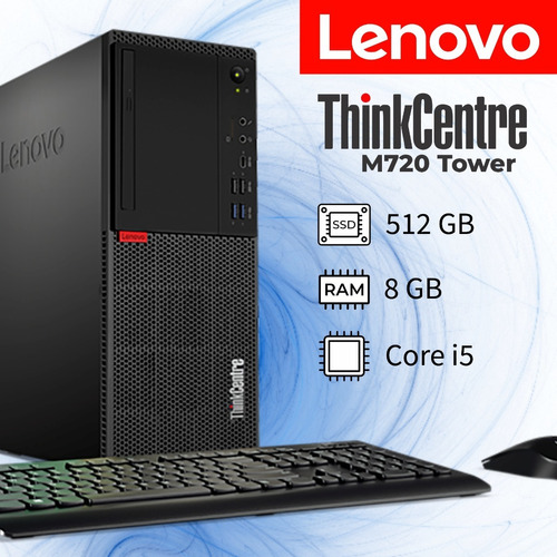 Cpu Lenovo Thinkcentre M720 Core I5 8gb 512gb Win10 Pro