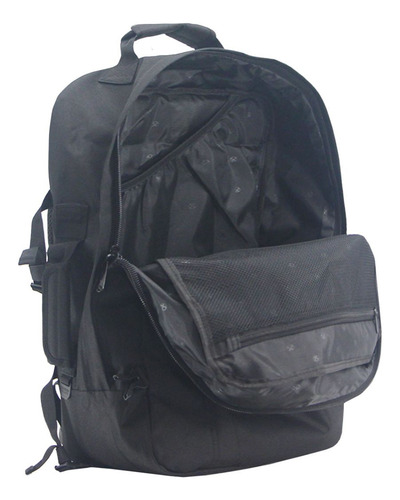 Mochila De Viaje Unicross Travel 19puLG Gran Capacidad Diseñ Color Negro 627001