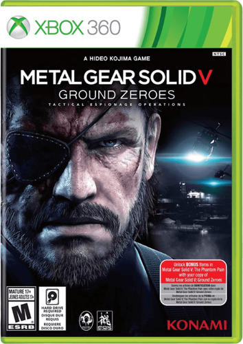 Metal Gear Solid V Ground Zeroes Xbox 360