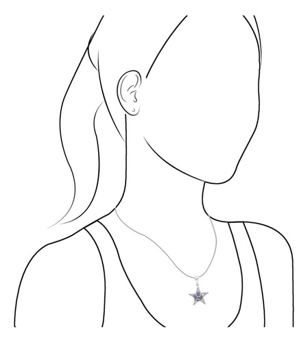 Dije Calcedonia Uva En Plata De Ley Estrella