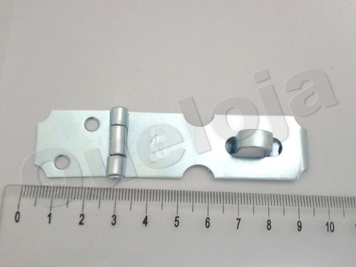 Porta Cadeado Pequeno 2,5 Pol. Com Cadeado 25 Mm E Parafusos