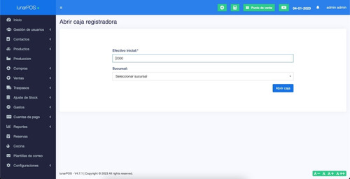 Sistema De Ventas, Caja, Envios, Inventario