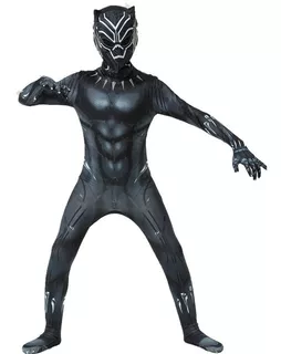 Black Panther Disfraz,pantera Negra Niño Cosplay Ropa
