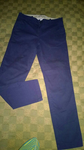 Pantalon De  Zara Talle S 24 Azul