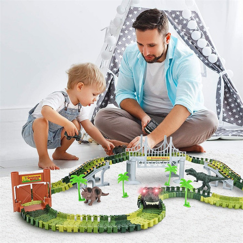 | Juguetes De Pista For Niños Dinosaur Racing Road Educa