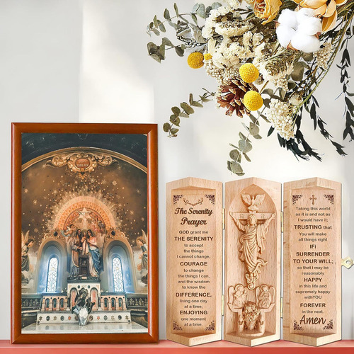 Regalo Cristiano De Oración De Serenidad, Estatua De Jesús,