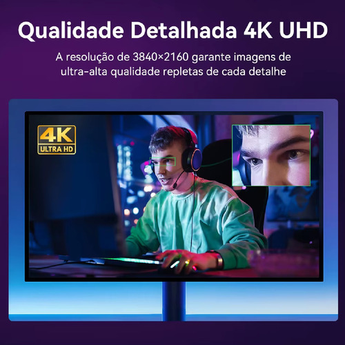 Webcam Emeet Smartcam S800-4k Para Streaming, Sony 1/2 Não Se Aplica