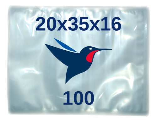 Embalagem A Vacuo 20x35x16 Np 100 Unidades