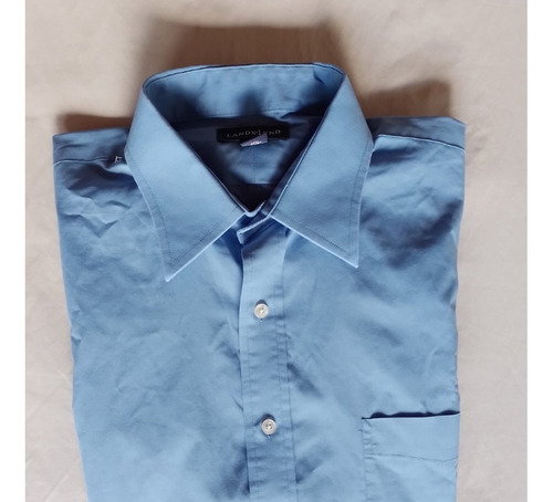 Camisa Celeste Marca Lands End