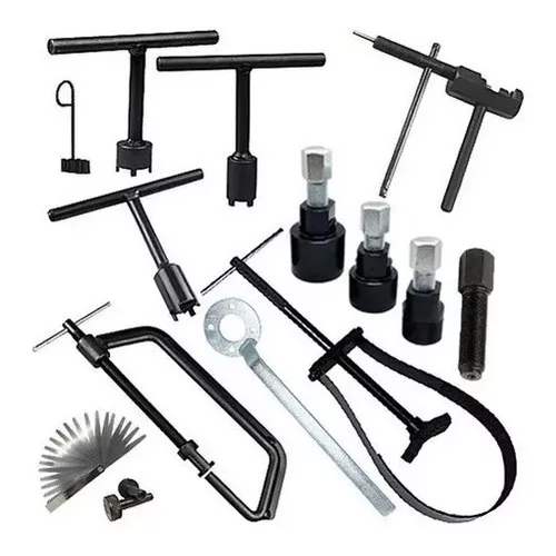 Kit Com 15 Ferramentas Especiais Para Motos Multimarcas