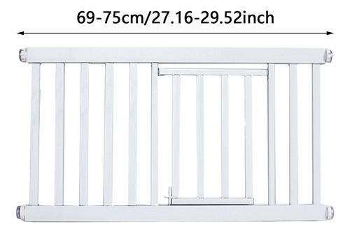 Puerta De Perros Mascota Desgaste 69 A 75 Cm Con Puerta