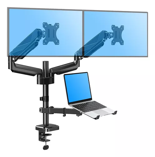 MOUNT PRO Soporte vertical para monitor dual para 2 pantallas de  computadora de hasta 32 pulgadas33 libras cada una, soporte de monitor  apilado, – Yaxa Colombia