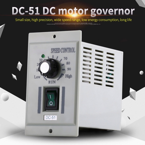 . 24v-90v Ajustable Controlador De Velocidad Del Motor Dc