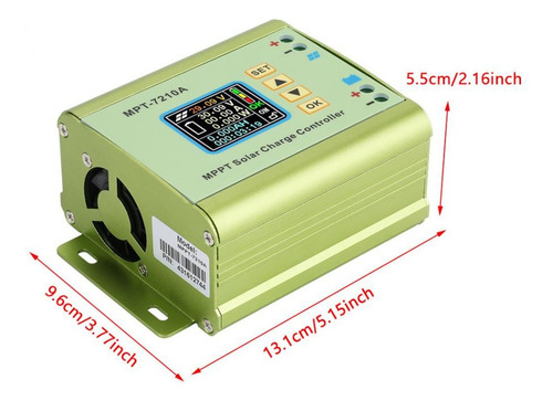 Microcontrolador Solar Mppt Regulador Carga Baterías Litio