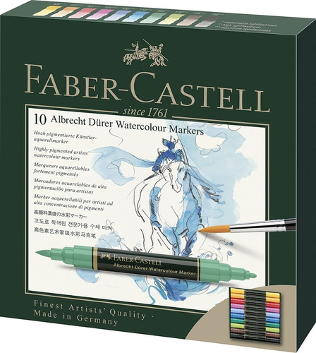 Faber Castell Marcadores Acuarelables Albrecht Durer X 10