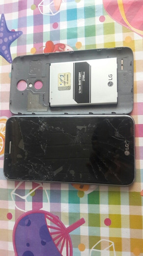 Celular LG K10 Com Tela E Touch Quebrado Mas Funcional