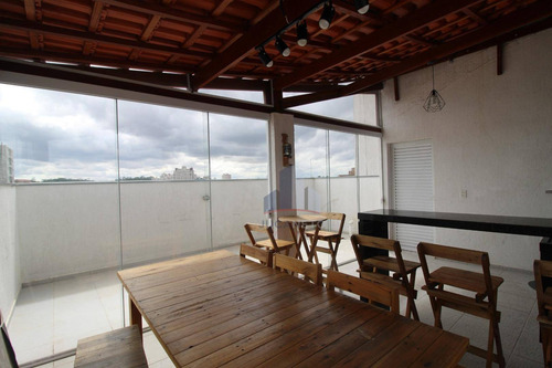 Imagem 12 de 13 de Cobertura Com 1 Dormitório À Venda, 83 M² Por R$ 310.000,00 - Jardim Haydee - Mauá/sp - Co0144