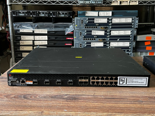 Switch Brocade Netiron Cer-2024c-4x-rt 4x10gb Ler Descrição (Usado)