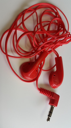 Fone De Ouvido Auricular P2 Celular Vermelho Imperdivel!!