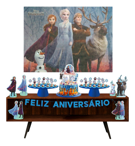 Kit Festa Fácil Frozen 2 - Decoração De Aniversário