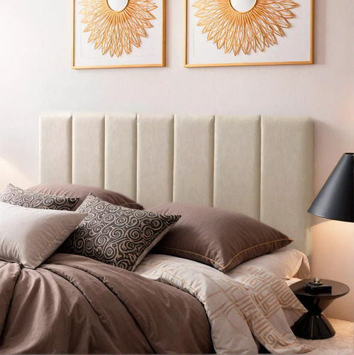 Cabeceira Cama Box Casal Estofada Varias Cores 140 Black