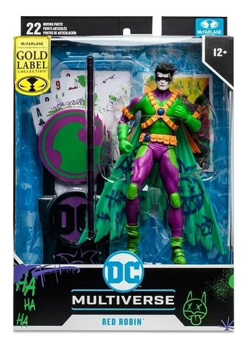 Muñeco Dc Multiverse Dc New 52 Robin Rojo (6070299)