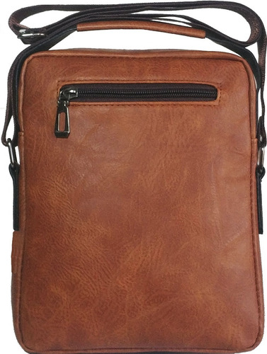 Imagen 5 de 6 de Morral Ejecutivo Oficina Porta Tablet Celular Cuero Pu