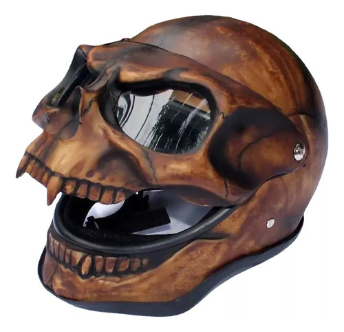 Casco De Motociclista Cráneo Máscara De Halloween 2024 .