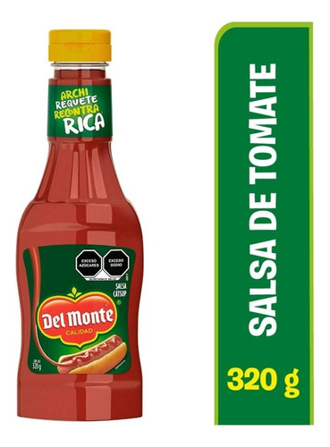 Salsa De Tomate Catsup Del Monte 320 G
