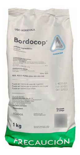 Bordocop Fungicida Sulfato Cuprocalcico 1 Kilo Adama