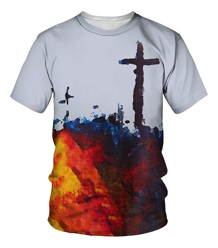 Ff Camiseta Casual Estilo Cristão Jesus