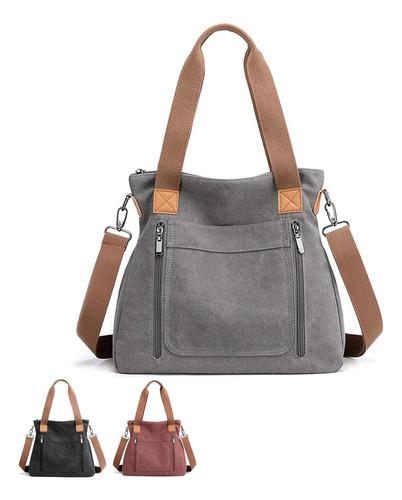 Bolso Mujer Bolso Lienzo Hombro Mano Cruzada Tote Bolso