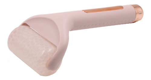 Masajeador de drenaje facial antiarrugas con crioterapia Ice Roller, color rosa