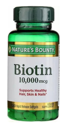 Biotina 10000 Mcg Cabello Uñas - Unidad a $796