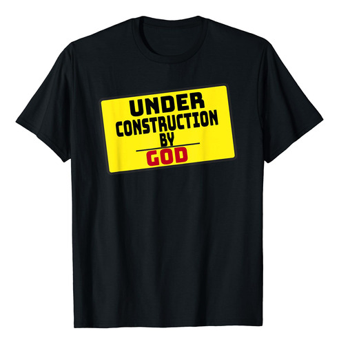 Camiseta Religiosa En Construccion Por Dios Regalos Basados