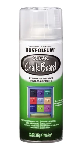Pintura Aerosol Pizarrón 312grs Transparente Mate Rust Oleum
