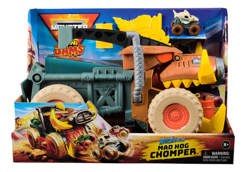 Camión Toy Monster Jam Mini Jam Megalodon Mad Hog Chomper