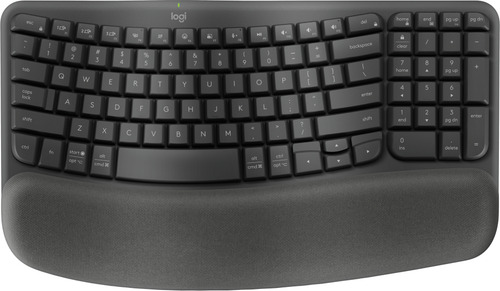 Teclado Wave Keys Rf Inalámbrico + Bluetooth Qwerty Español