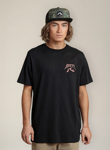 Polera Hombre Rusty M/c Multlines